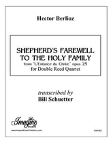 Shepherd's Farewell to the Holy Family Double Reed Quartet cover